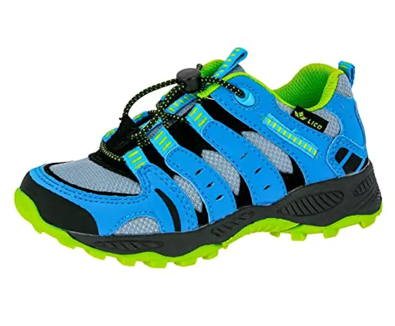 Lico Fremont, Scarpe da Trekking Unisex - Bambini e ragazzi, Grigio Blu Lemon, 28 EU