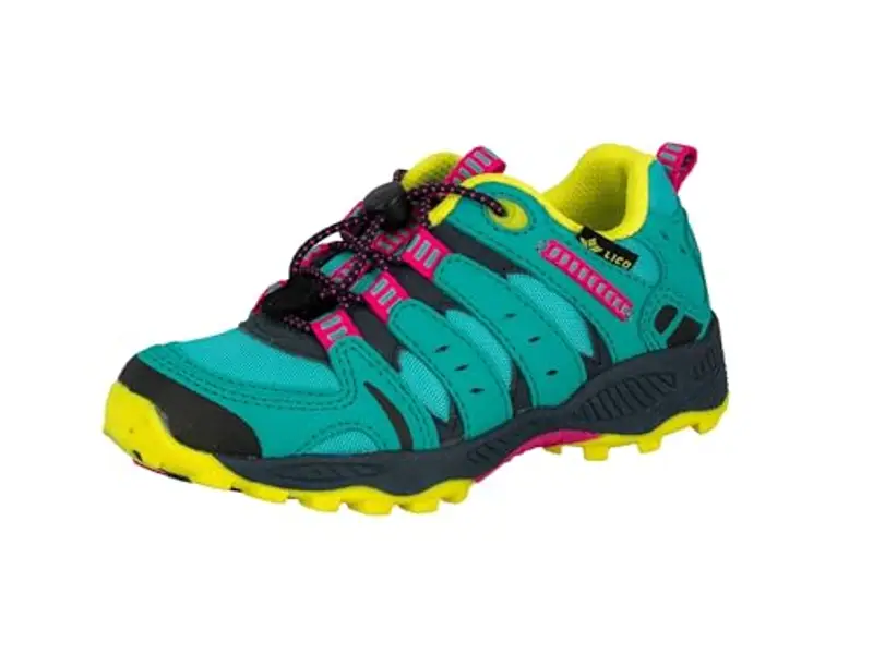 Lico Fremont, Scarpe da Trekking Unisex - Bambini e ragazzi, Turchese Rosa Lemon, 27 EU