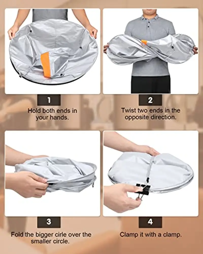 Lictin Taglio Di Capelli Parrucchiere Mantello Da Barba - Mantella per Tagliare i Capelli per Barbiere Di Famiglia con miniatura 3