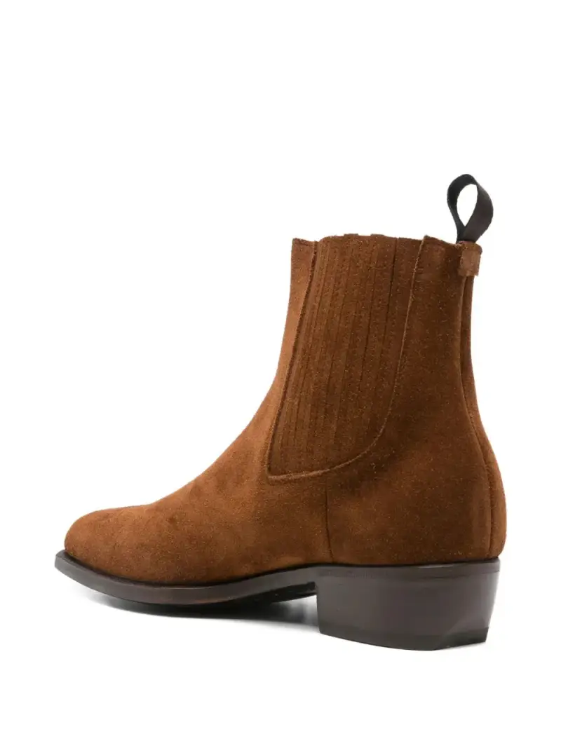 Lidfort Stivale Uomo Marrone in Pelle Scamosciata miniatura 3