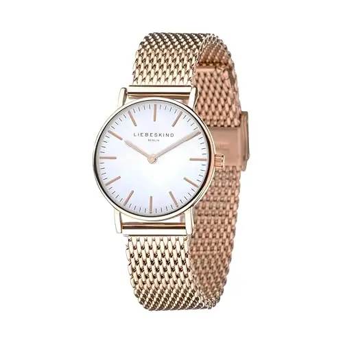 Liebeskind Orologio analogo Quarzo Donna con Cinturino in Acciaio Inossidabile LT-0081 miniatura 2