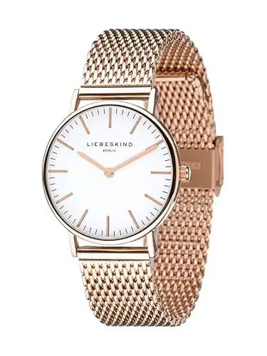 Liebeskind Orologio analogo Quarzo Donna con Cinturino in Acciaio Inossidabile LT-0077 miniatura 2