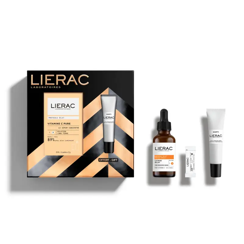 Diopti Coffret Natale Concentrato Vitamina C + Diopti Anti-Rughe - Siero viso illuminante, Cofanetto trattamento miniatura 3