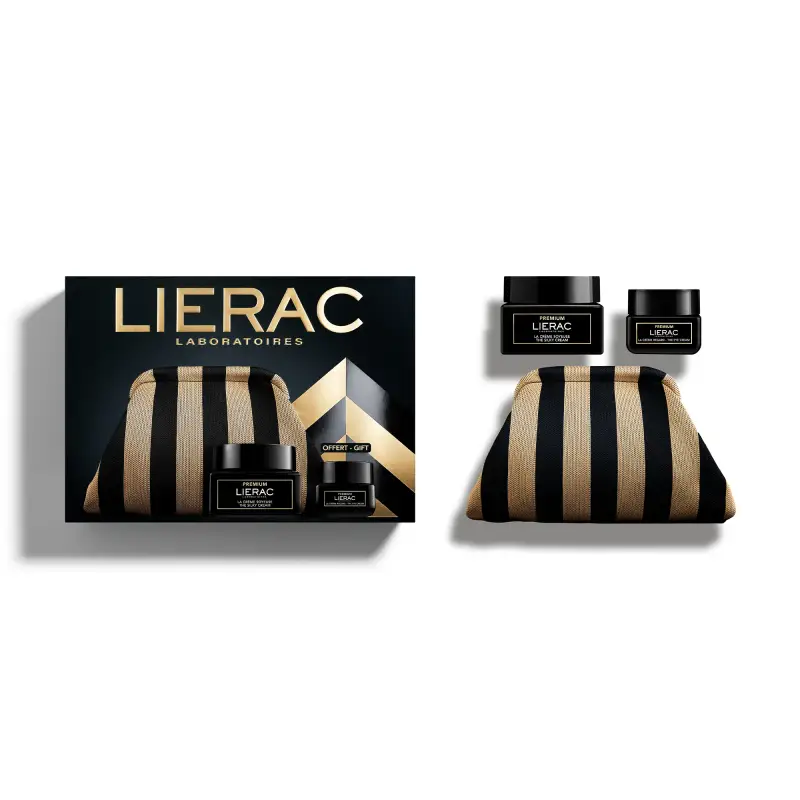 Premium Coffret Natale Crema Soyeuse + Premium Occhi + Pouch - Trattamento antietà pelli mature, Crema antirughe, Cofanetto antirughe miniatura 3