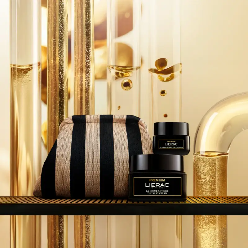 Premium Coffret Natale Crema Soyeuse + Premium Occhi + Pouch - Trattamento antietà pelli mature, Crema antirughe, Cofanetto antirughe miniatura 4