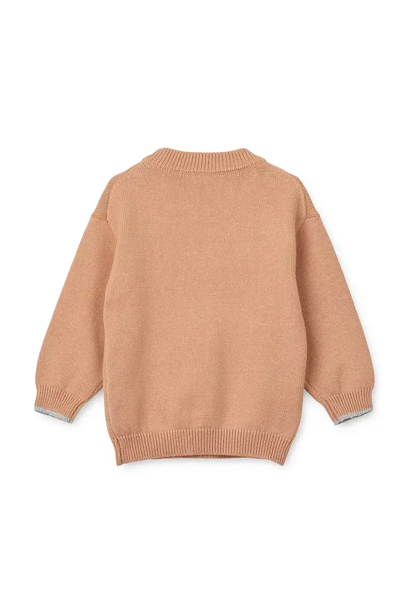 felpa in cotone bambino/a Orlane Embroidery Knit Jumper Rosa miniatura 3
