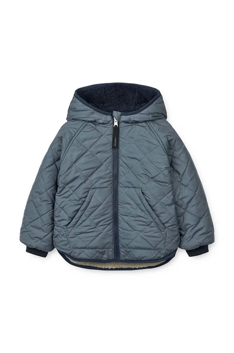 giacca bambino/a bilaterale colore blu miniatura 2