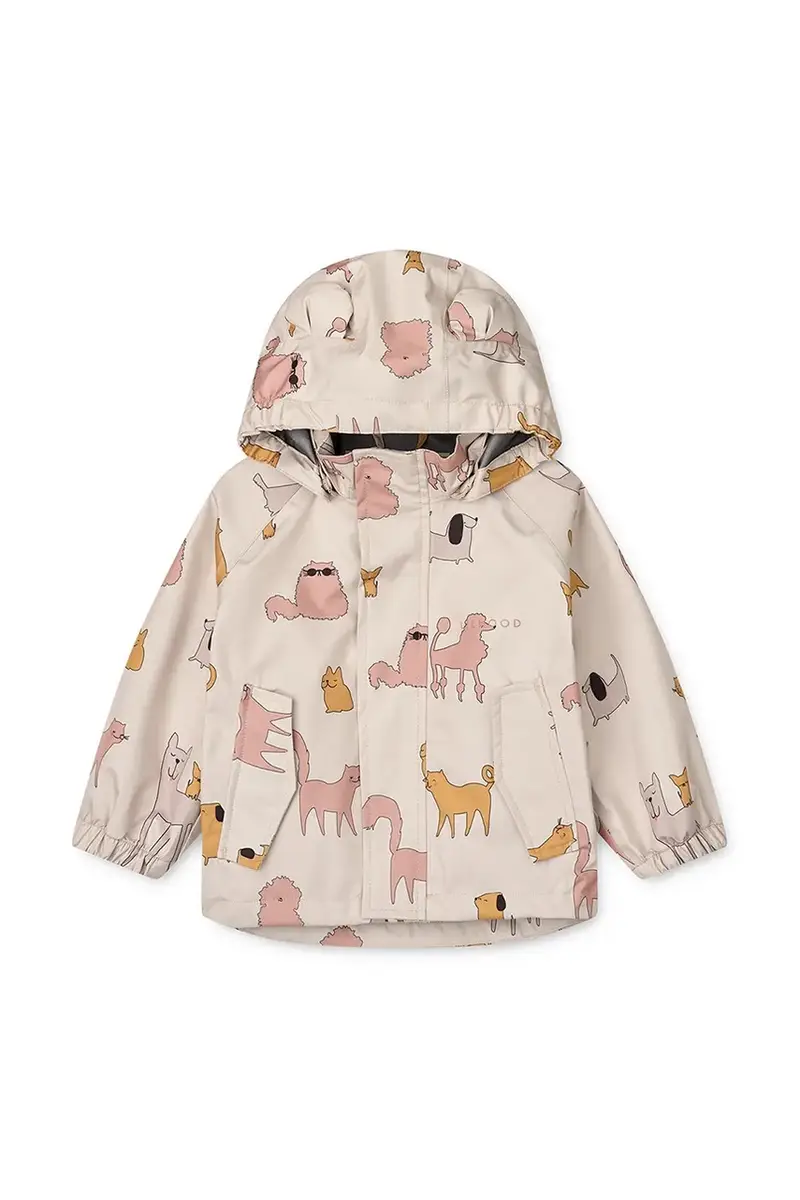 giacca e pantaloni per neonati Manu Rainwear Set colore beige LW19910 miniatura 4