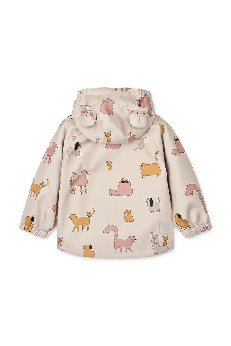 giacca e pantaloni per neonati Manu Rainwear Set colore beige LW19910 miniatura 5