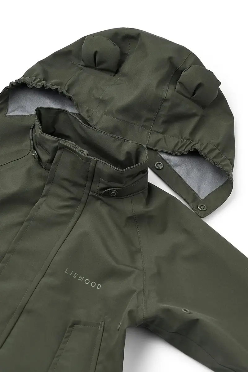 giacca e pantaloni per neonati Manu Rainwear Set colore verde LW19910 miniatura 5