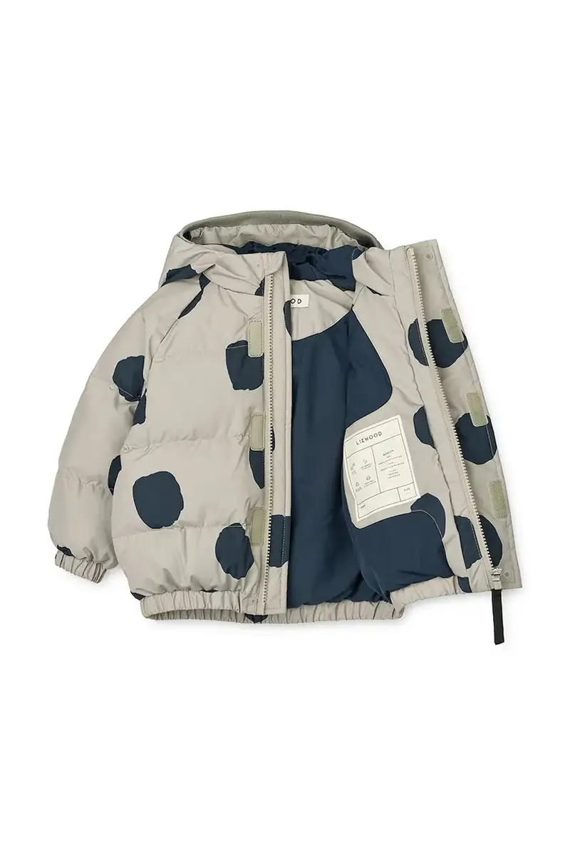 giacca neonato/a Adelina Jacket With Ears colore grigio LW20055 miniatura 3