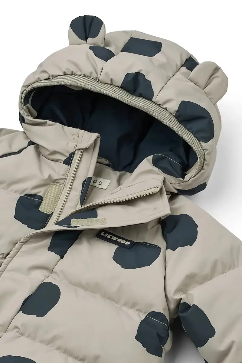 giacca neonato/a Adelina Jacket With Ears colore grigio LW20055 miniatura 4