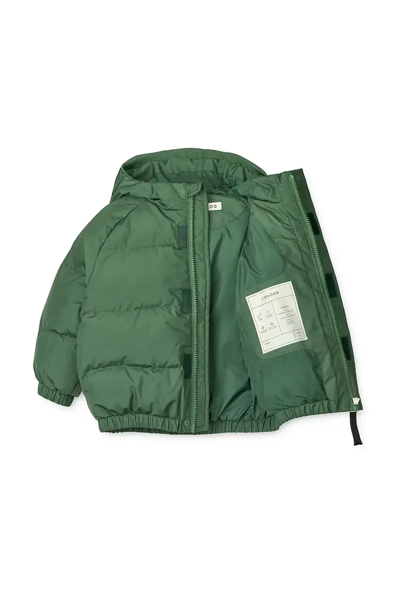 giacca neonato/a Adelina Jacket With Ears colore verde LW20055 miniatura 3
