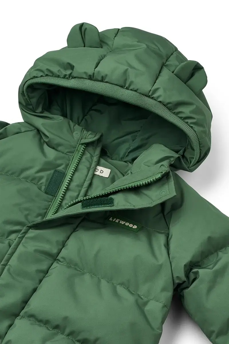 giacca neonato/a Adelina Jacket With Ears colore verde LW20055 miniatura 4