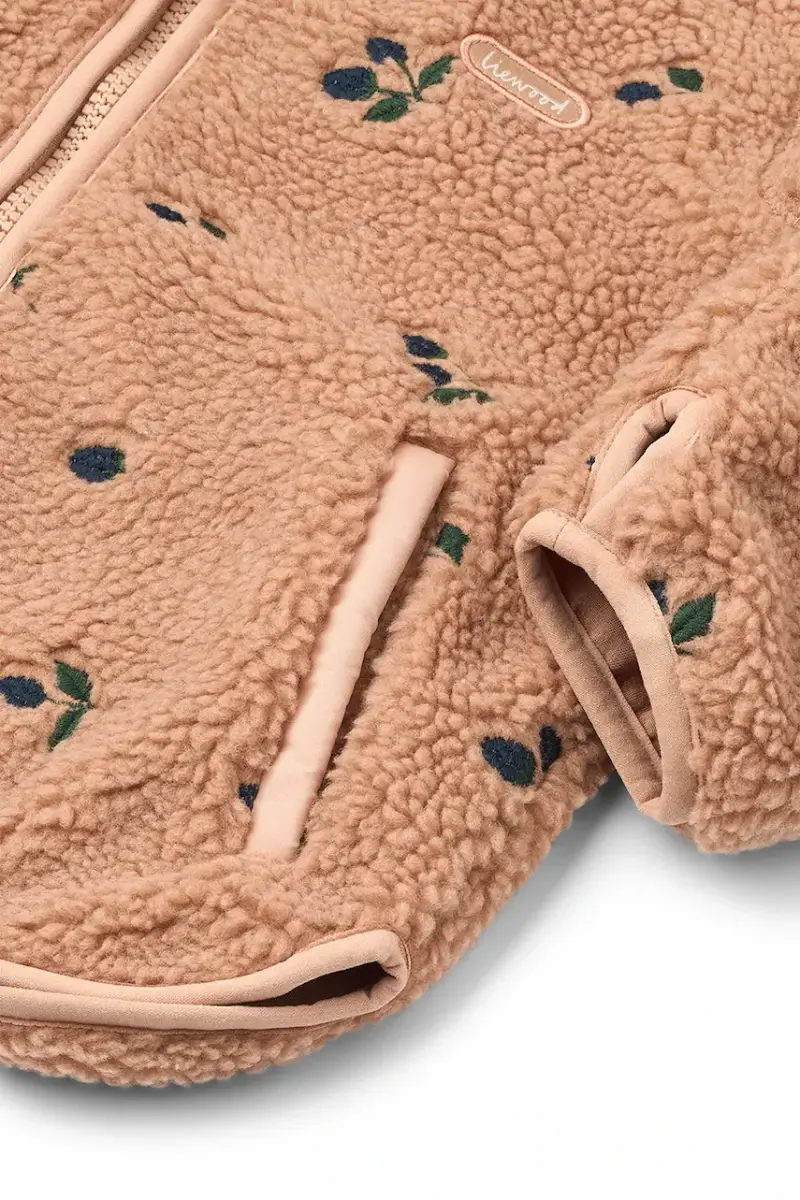 giacca per bambini Mara Pile Jacket Arancione miniatura 4