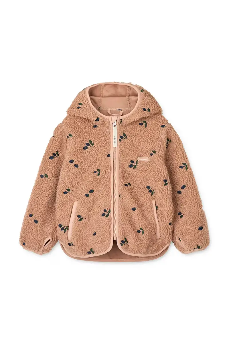 giacca per bambini Mara Pile Jacket Arancione