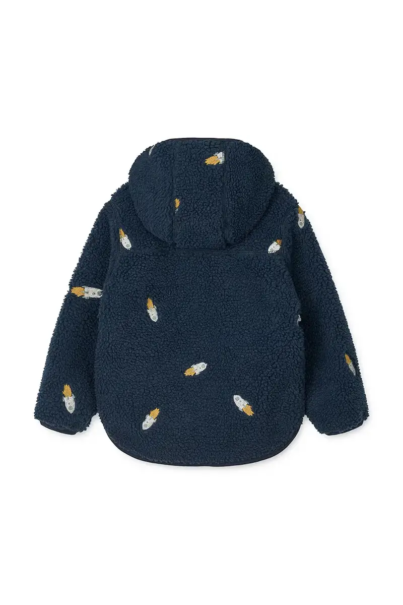 giacca per bambini Mara Pile Jacket colore blu navy LW18920 miniatura 2