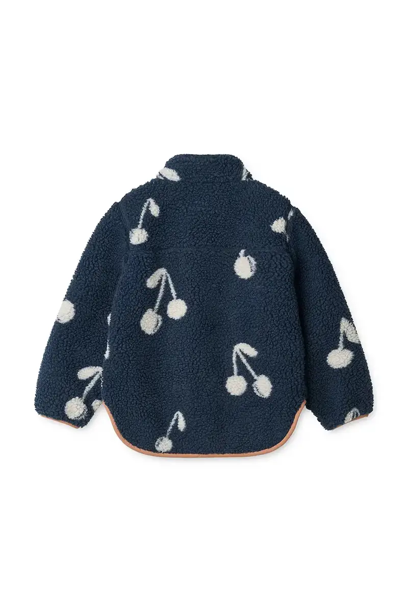 giacca per bambini Noam Pile Jacket colore blu navy LW20017 miniatura 2