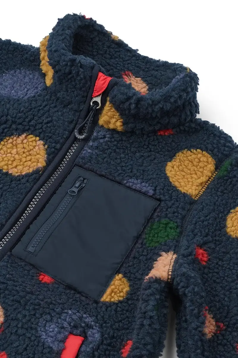 giacca per bambini Nolan Pile Jacket colore blu navy LW19877 miniatura 4