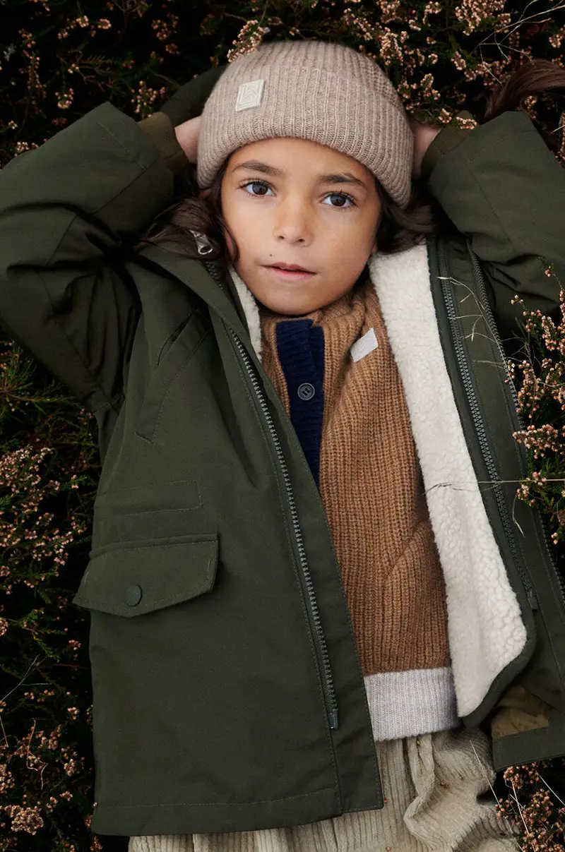giacca per bambini Timber 2 in 1 Jacket colore verde LW19438