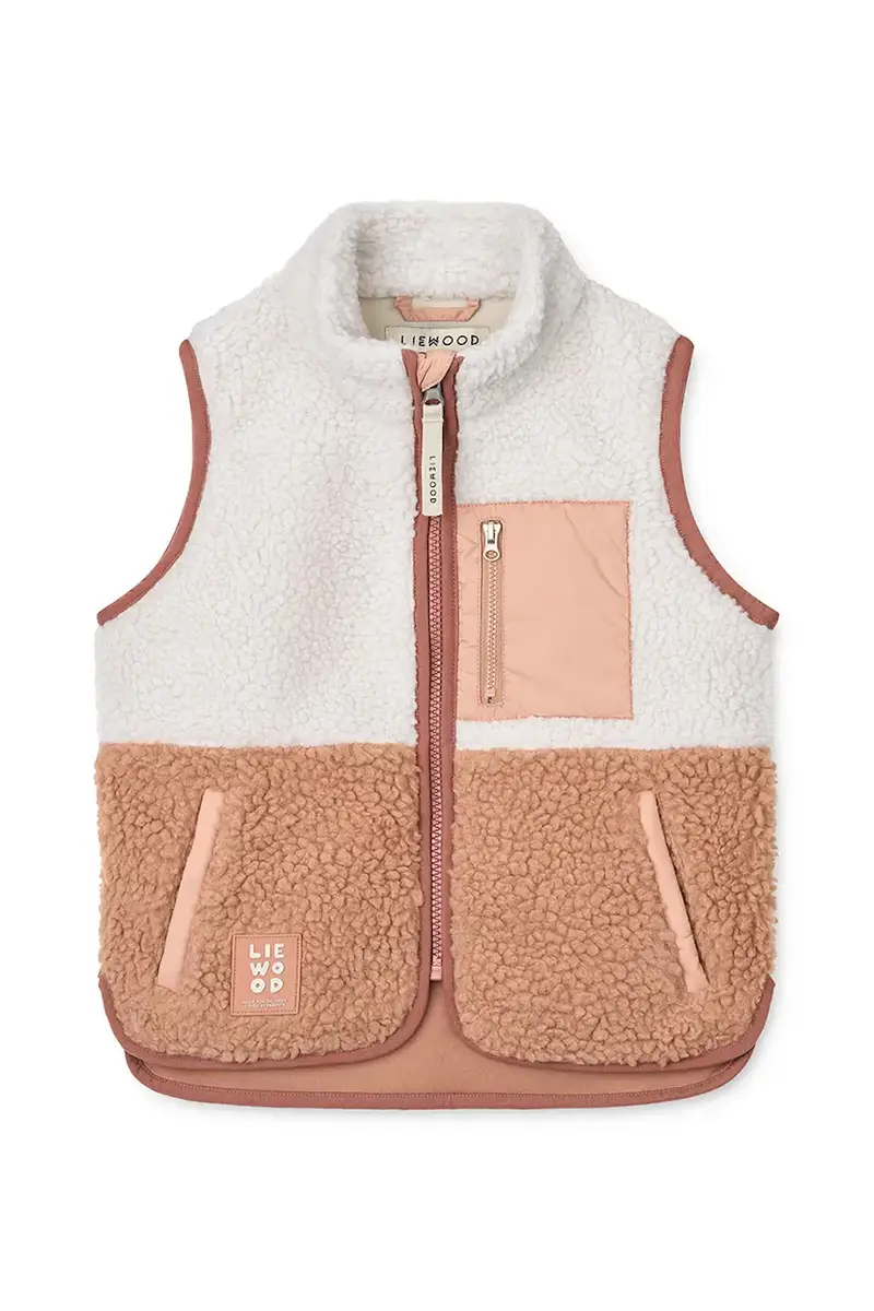 gilet da bambino Vada Pile vest colore arancione LW14942