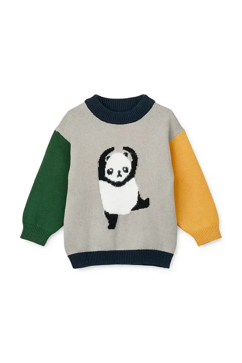maglione con lana per bambini Orlane Embroidery Knit Jumper LW20077 Multicolore miniatura 2