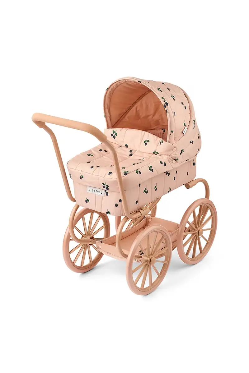 passeggino per bambole Adaline Doll Pram LW19758 Arancione miniatura 2