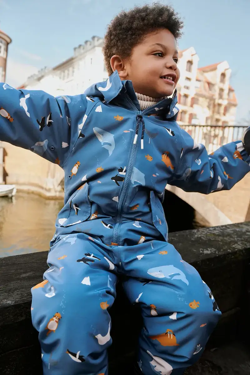 tuta per bambini Maddy Snowsuit colore blu LW20051