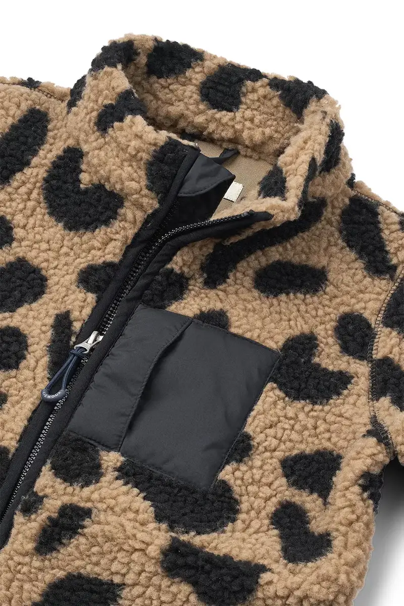 tuta per bambini Nolano Pile Jumpsuit colore beige LW20263 miniatura 3