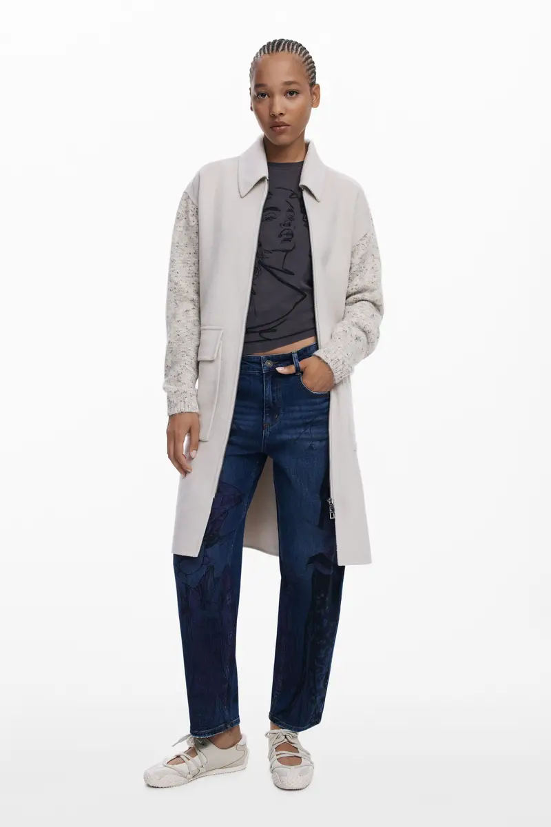 Light combined cloth coat