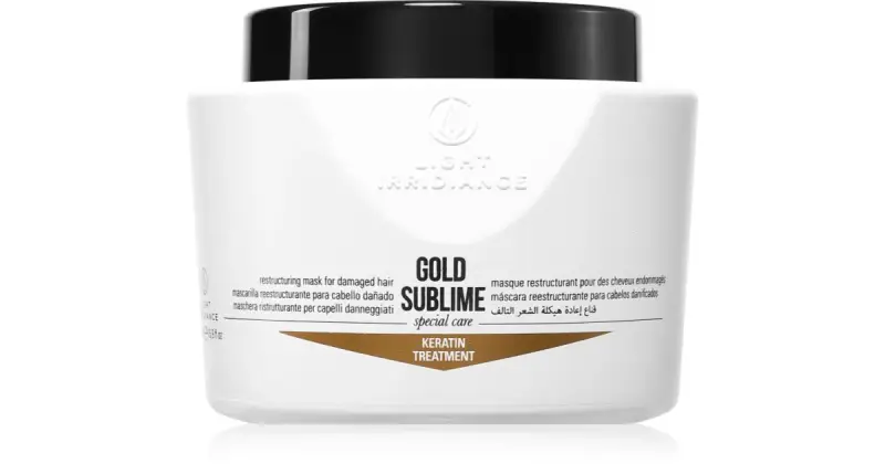 Maschera Trattamento Sublime Cheratina Light Irridiance Gold 500ml