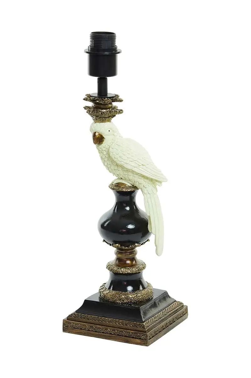 Light & Living base per lampada da tavolo Nero