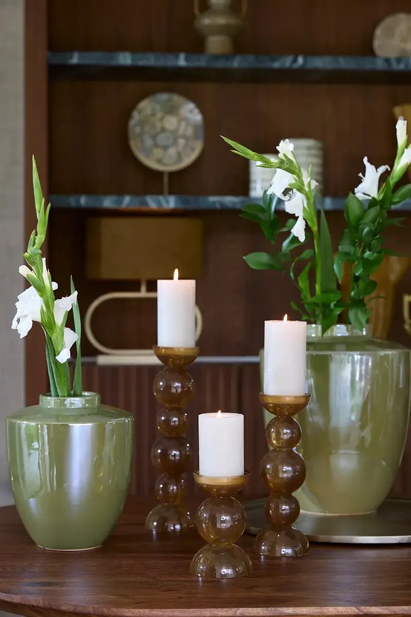 Light & Living candeliere decorativo 9, 5 x 34 cm Arancione miniatura 3