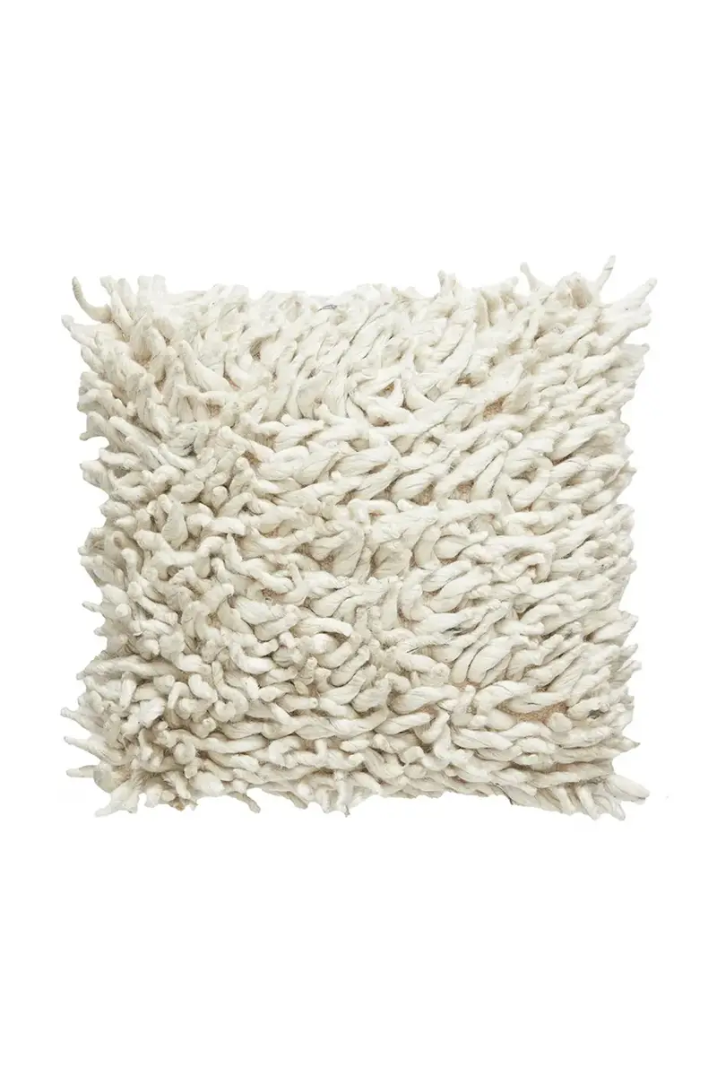Light & Living cuscino decorativo con cotone Comallo 45 x 45 cm Bianco