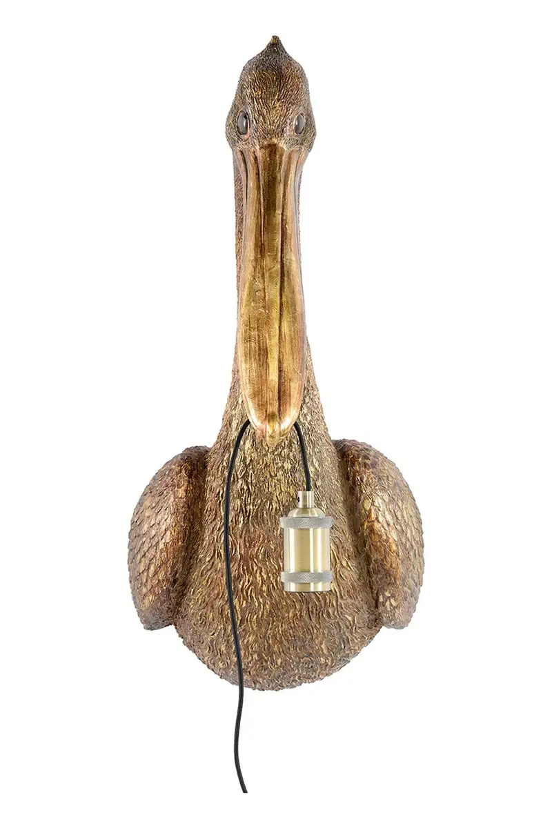 Light & Living lampada da parete Pelican 33 x 28 x 63 cm Marrone miniatura 5