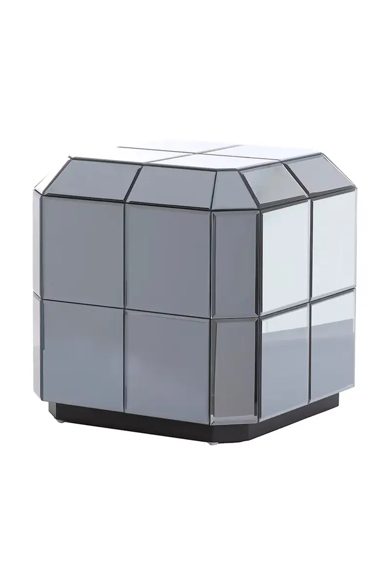 Light & Living tavolino Luciano 40 x 40 x 40 cm Grigio miniatura 2