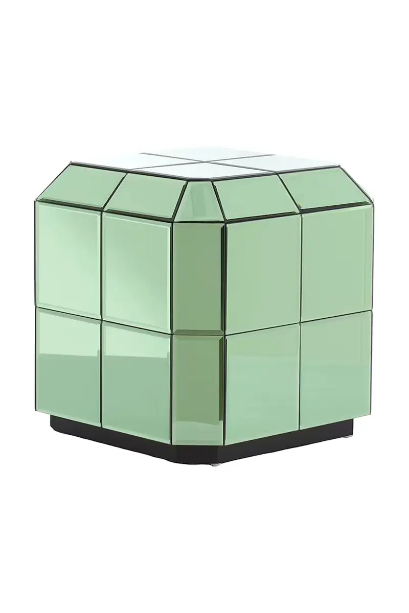 Light & Living tavolino Luciano 40 x 40 x 40 cm Verde miniatura 3