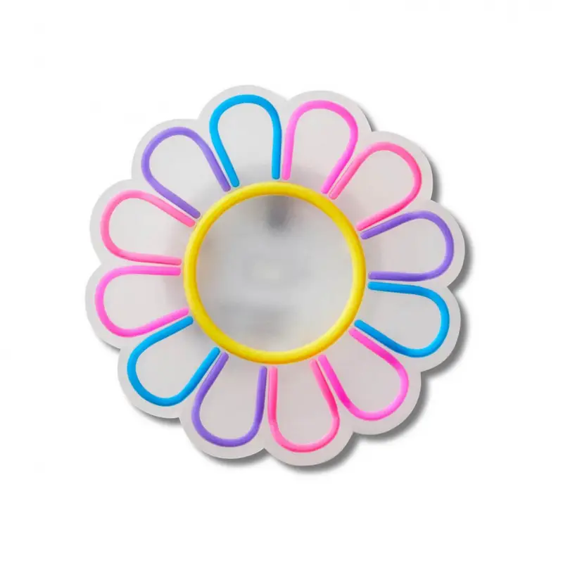 Lights up rainbow flower