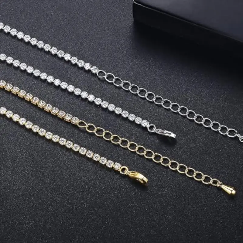 LILIE&WHITE Collana Tennis da Donna, Design Elegante in Argento con Zirconi Brillanti, Gioiello Raffinato per Occasioni miniatura 2