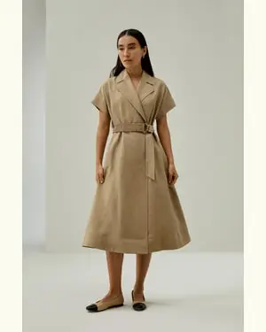 Abiti In Seta Femmina Colletto A Bavero Lino Di Seta Di Gelso Non È Necessario Stirarlo Per Le Persone Allergiche Quercia