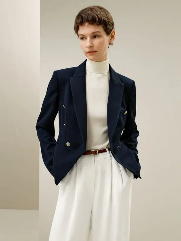 LILYSILK Blazer Blu 3741226