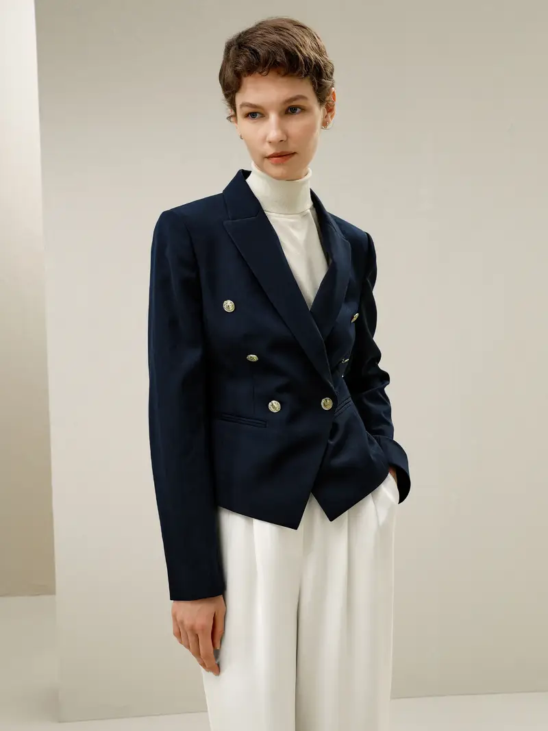 LILYSILK Blazer Blu 2925268