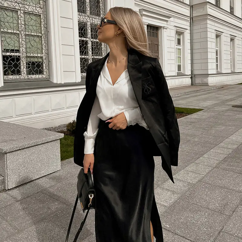 LILYSILK Blazer Donna Nero 2926763