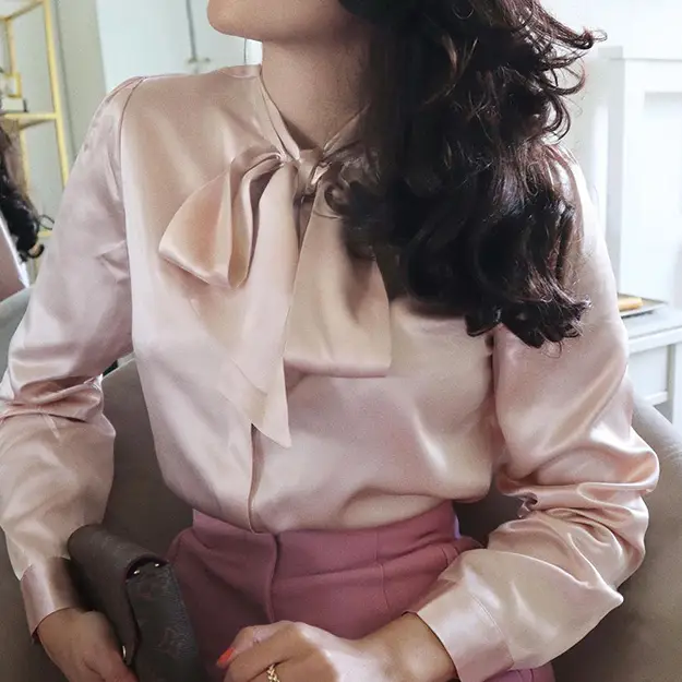 LILYSILK Bluse Donna Beige 2923756