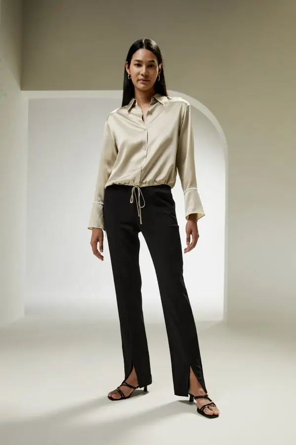 Camicia Seta Elegante con Coulisse Talpa - Design Natasha Gibson