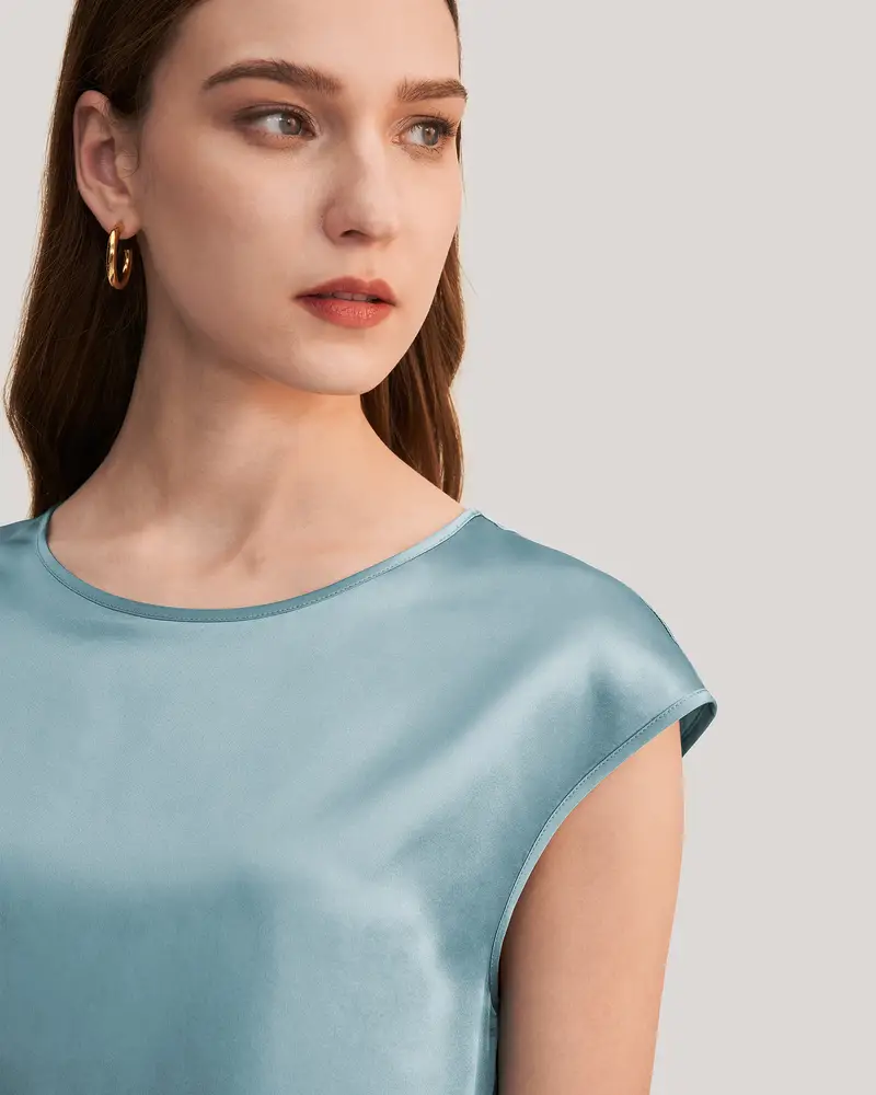 LILYSILK Camicie Donna Blu 2924982