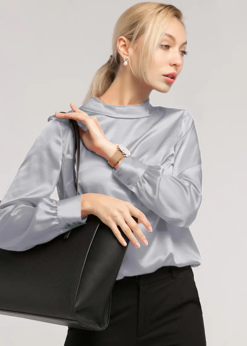 LILYSILK Camicie Donna Argento 2923715