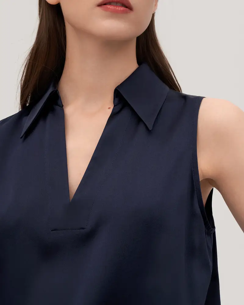 LILYSILK Camicie Donna Blu 2924935