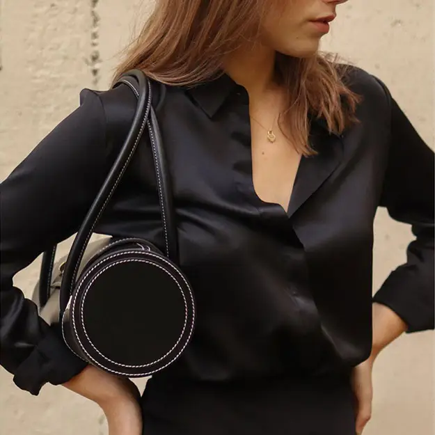 LILYSILK Camicie Donna Nero 2927780