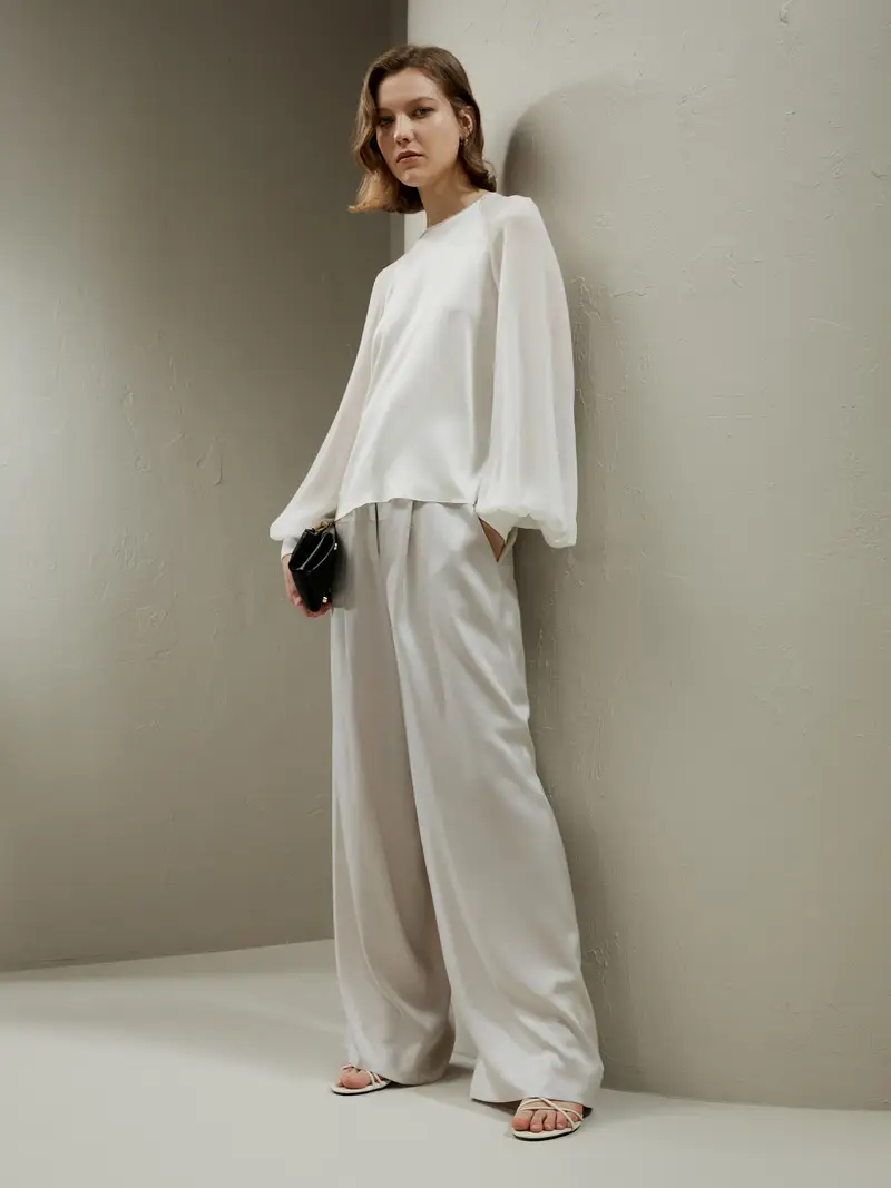 LILYSILK Camicie Donna Bianco 2924322